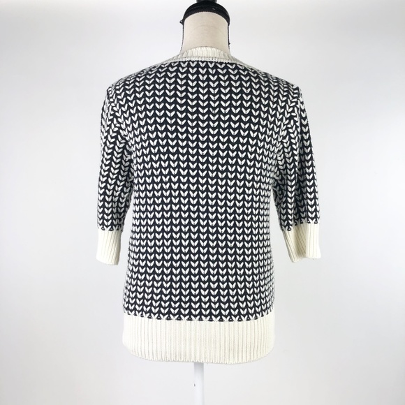 Banana Republic Short Sleeve Herringbone Sweater - Picture 3 of 6